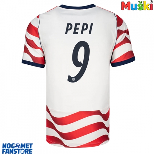 Sjedinjene Države Ricardo Pepi #9 Domaci Dres SP 2026 Kratak Rukav